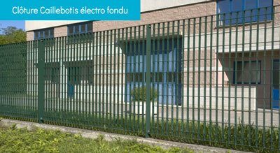 caillebotis électro fondu - Clôture